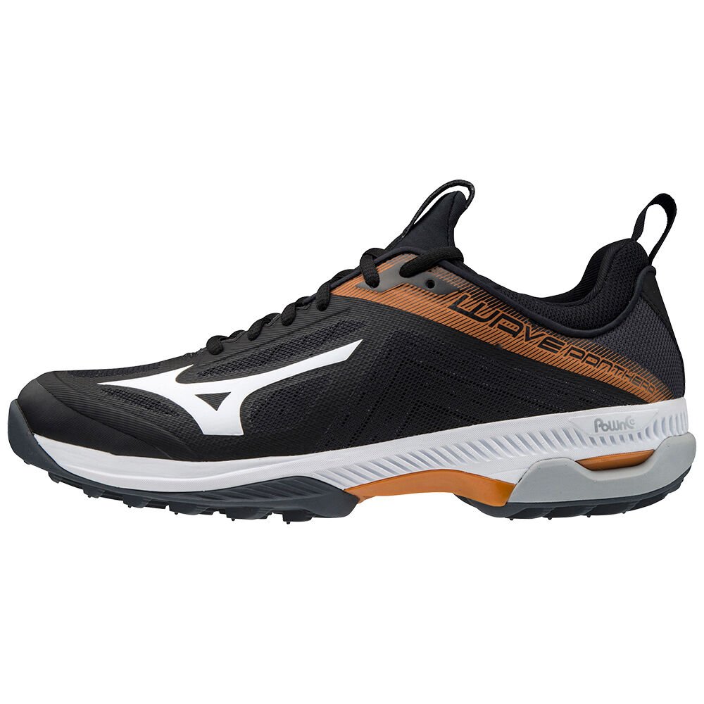 Zapatillas De Hockey Mizuno Wave Panthera Mujer Negras/Blancas España RLCM-82705